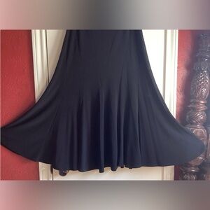 BNWT Joseph Ribkoff Black Flared Ankle Length Skirt Size 6